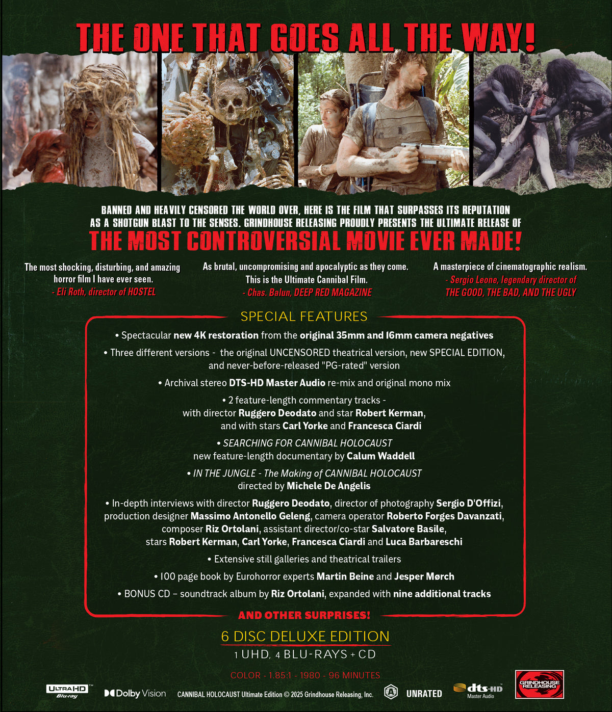 Cannibal Holocaust (6-Disc Ultimate Edition Box Set) [4K UHD] [US]