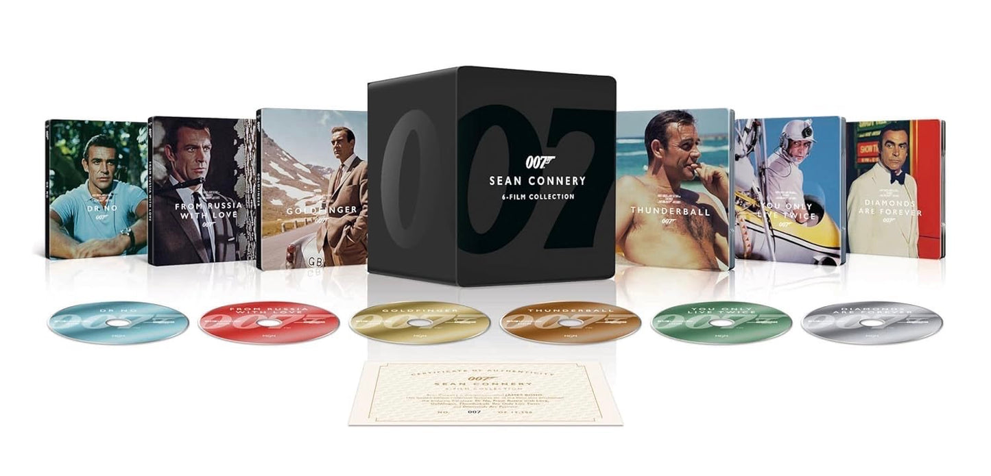 James Bond - Sean Connery Collection (Limited Edition) [Steelbook] [4K UHD]