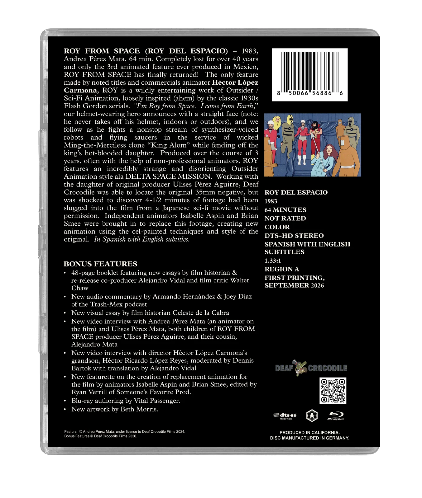 Roy Del Espacio (Limited Slipcover Edition) [Blu-ray] [US]
