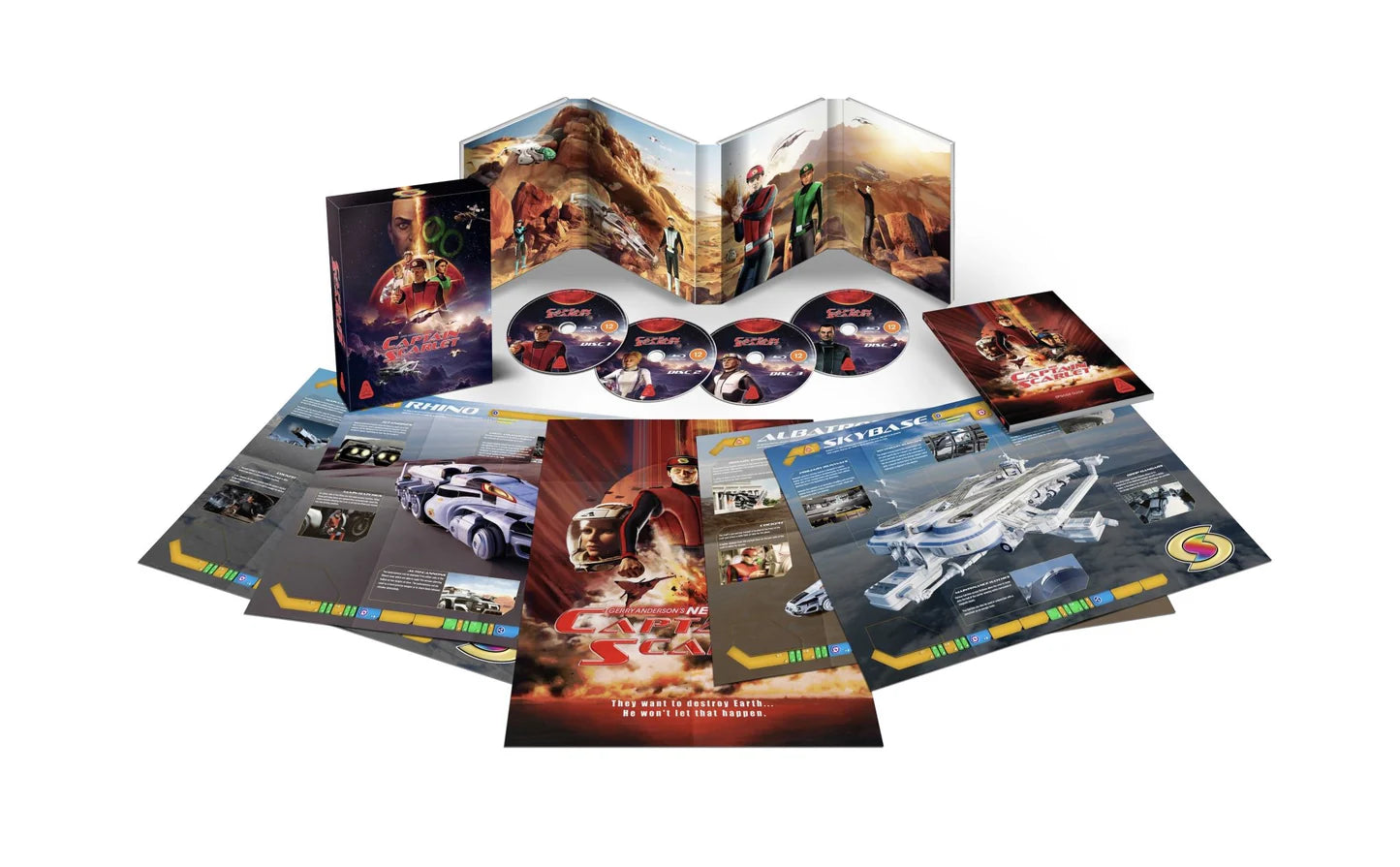 New Captain Scarlet Series 1 to 2 Complete Collection (Limited Edition) [Blu-ray] [UK]